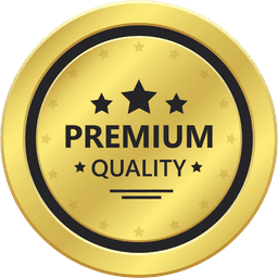 Selo Dourado escrito Premium